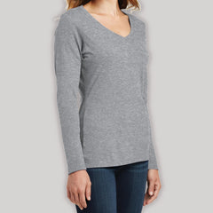 Women's Long Sleeve Fan Favorite V-Neck Tee