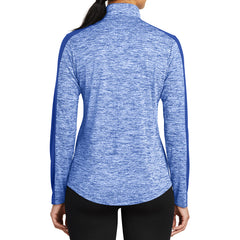 PosiCharge Electric Heather Colorblock 1/4-Zip Pullover- True Royal Electric-True Royal