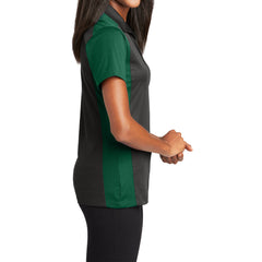 Women's Modern Colorblock Short Sleeve Micropique Sport-Wick Moisture-Wicking Polo