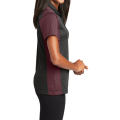 Women's Modern Colorblock Short Sleeve Micropique Sport-Wick Moisture-Wicking Polo