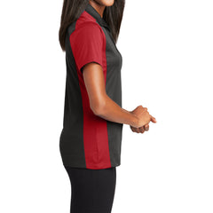 Women's Modern Colorblock Short Sleeve Micropique Sport-Wick Moisture-Wicking Polo
