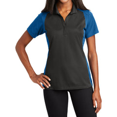 Women's Modern Colorblock Short Sleeve Micropique Sport-Wick Moisture-Wicking Polo