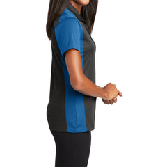 Women's Modern Colorblock Short Sleeve Micropique Sport-Wick Moisture-Wicking Polo