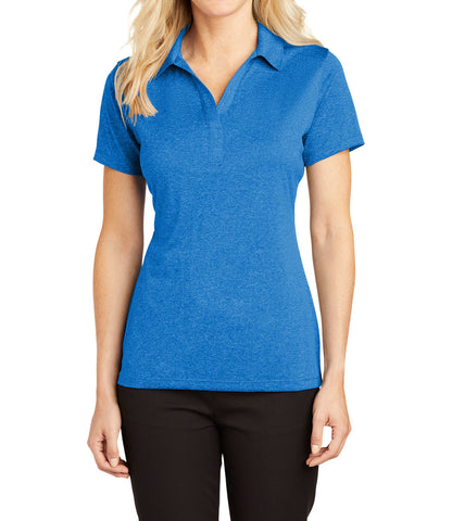 Ladies Moisture-Wicking, Heather Contender Short Sleeve Polo