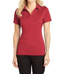 Ladies Moisture-Wicking, Heather Contender Short Sleeve Polo