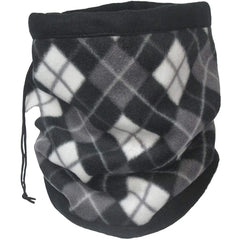 Winter Fleece Neck Gaiter Warmer For Men Women Skiing Face Mask Black