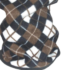 Winter Fleece Neck Gaiter Warmer For Men Women Skiing Face Mask Brown