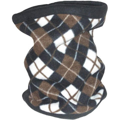 Winter Fleece Neck Gaiter Warmer For Men Women Skiing Face Mask Brown