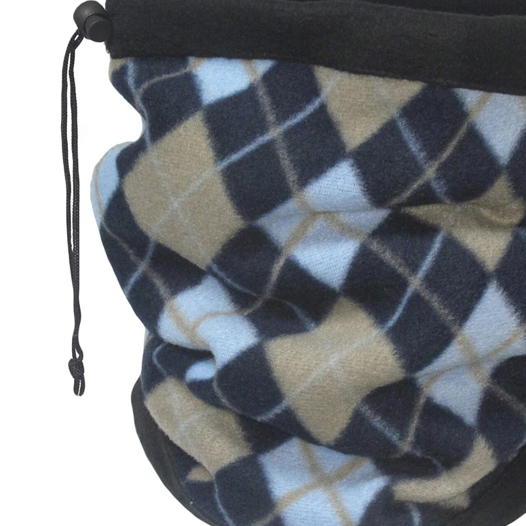 Winter Fleece Neck Gaiter Warmer For Men Women Skiing Face Mask Navy