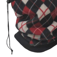Winter Fleece Neck Gaiter Warmer For Men Women Skiing Face Mask Red
