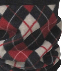 Winter Fleece Neck Gaiter Warmer For Men Women Skiing Face Mask Red