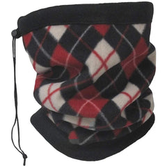 Winter Fleece Neck Gaiter Warmer For Men Women Skiing Face Mask Red