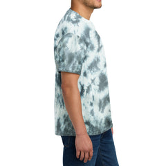 Men's Crystal Tie-Dye Tee Grey