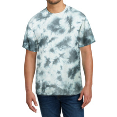 Men's Crystal Tie-Dye Tee Grey
