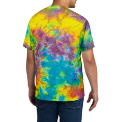Men's Crystal Tie-Dye Tee Jeweltone Colorburst
