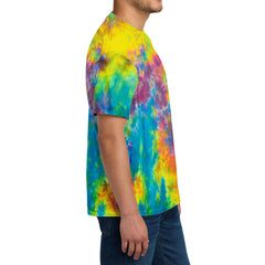 Men's Crystal Tie-Dye Tee Jeweltone Colorburst