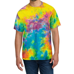 Men's Crystal Tie-Dye Tee Jeweltone Colorburst