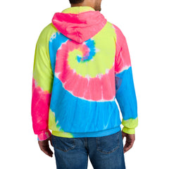 Men's Tie-Dye Pullover Vibrant & Comfortable Hooded Sweatshirt