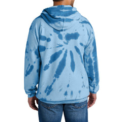 Men's Tie-Dye Pullover Vibrant & Comfortable Hooded Sweatshirt