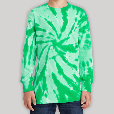 Youth Tie-Dye Long Sleeve Tee