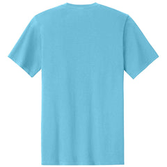 Men's Easy Cotton Tee Lightweight Soft and Comfortable Everyday Wear-AquaticBlue