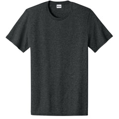 Men's Easy Cotton Tee Lightweight Soft and Comfortable Everyday Wear-Black Heather