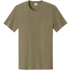 Men's Easy Cotton Tee Lightweight Soft and Comfortable Everyday Wear-Coyote Brown