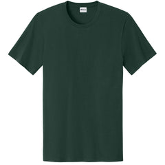 Men's Easy Cotton Tee Lightweight Soft and Comfortable Everyday Wear-Dark Green