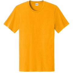 Men's Easy Cotton Tee Lightweight Soft and Comfortable Everyday Wear-Gold