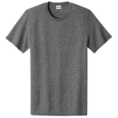 Men's Easy Cotton Tee Lightweight Soft and Comfortable Everyday Wear-Graphite Heather