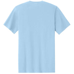 Men's Easy Cotton Tee Lightweight Soft and Comfortable Everyday Wear-Ice Blue