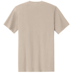 Men's Easy Cotton Tee Lightweight Soft and Comfortable Everyday Wear-Light Sand