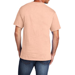 Core Cotton Tee - Heathered Dusty Peach