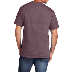 Core Cotton Tee - Heather Athletic Maroon