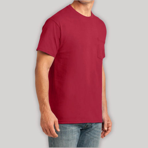 Men's Core Cotton Pocket Tee