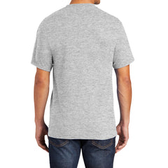 Men's 50/50 Cotton/Poly Tall Core Blend Pocket T-Shirt - Ash