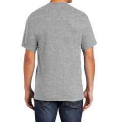 Men's 50/50 Cotton/Poly Tall Core Blend Pocket T-Shirt - Athletic Heather