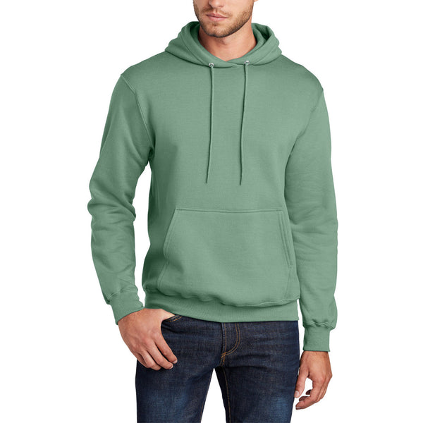 Men's Long Sleeve Core Poly Fleece Pullover Hooded Cozy Sweatshirt