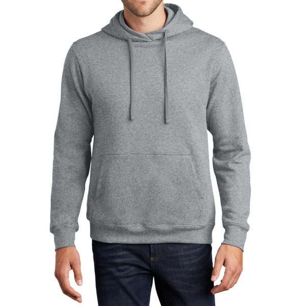 Men's Fan Favorite Fleece Hoodie Soft Cotton Blend Sports Team Colors DTG-Ready and Tag-Free Comfort-Athletic Heather