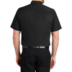 Men's Short Sleeve Super Pro Twill Shirt - Black