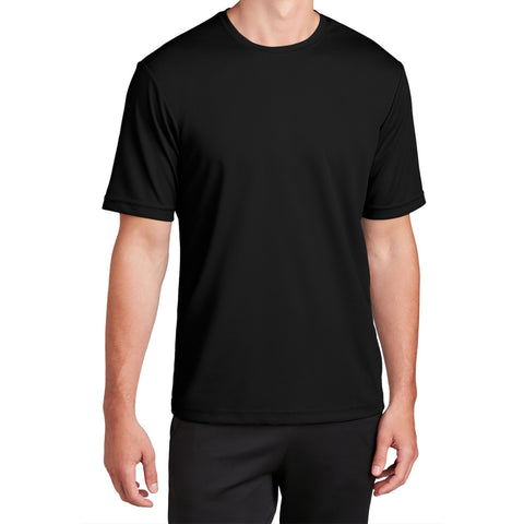 Men's RacerMesh Short Sleeve Tee-Black