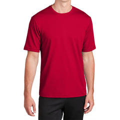 Men's RacerMesh Short Sleeve Tee-Deep Red