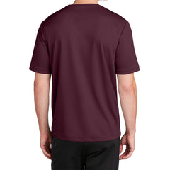 Men's RacerMesh Short Sleeve Tee-Maroon