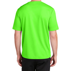 Men's RacerMesh Short Sleeve Tee-Neon Green