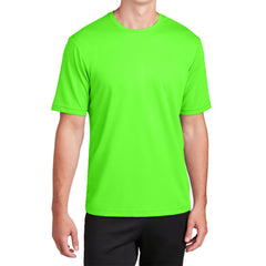 Men's RacerMesh Short Sleeve Tee-Neon Green