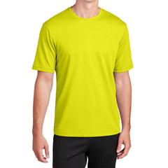 Men's RacerMesh Short Sleeve Tee-Neon Yellow