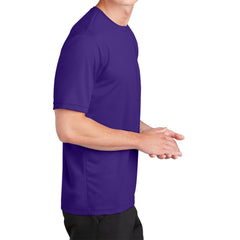 Men's RacerMesh Short Sleeve Tee-Purple