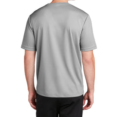 Men's RacerMesh Short Sleeve Tee-Silver