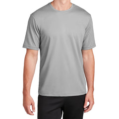 Men's RacerMesh Short Sleeve Tee-Silver