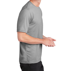 Men's RacerMesh Short Sleeve Tee-Silver